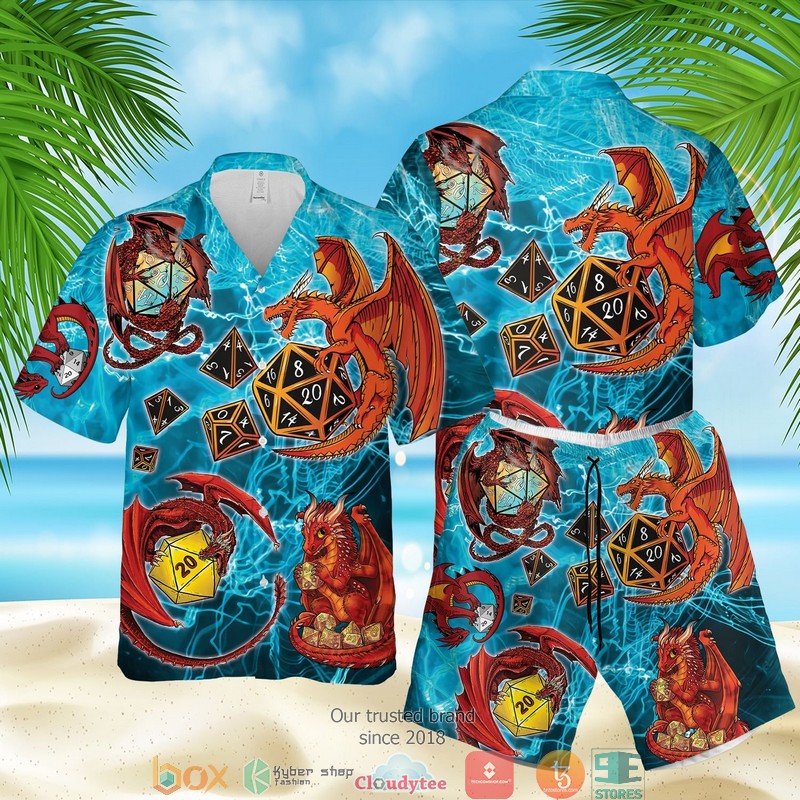 Dungeons & Dragons Tropical Black Hawaian Summer Outfit