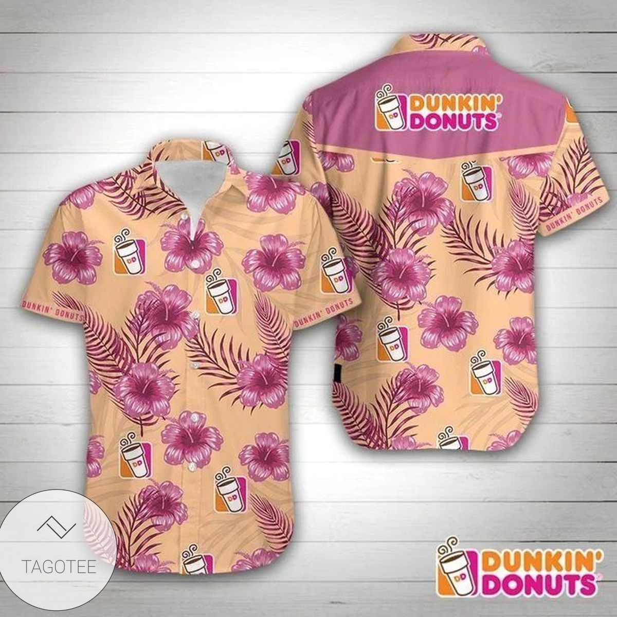 Dunkin Donuts Authentic Hawaiian Shirt 2022 3d