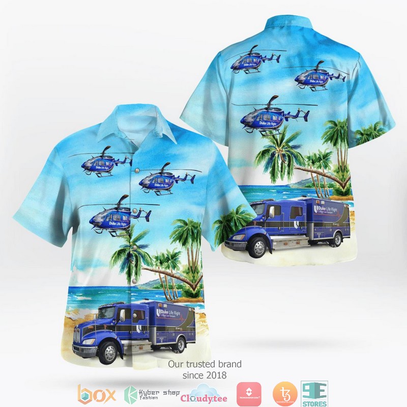 Durham Region Ontario Canada Whitby Fire and Emergency Services Hawaiian Shirt