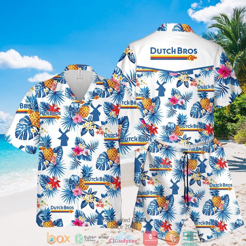 Dutch Bros. Coffee Tropical Hawaian Summer Outfit