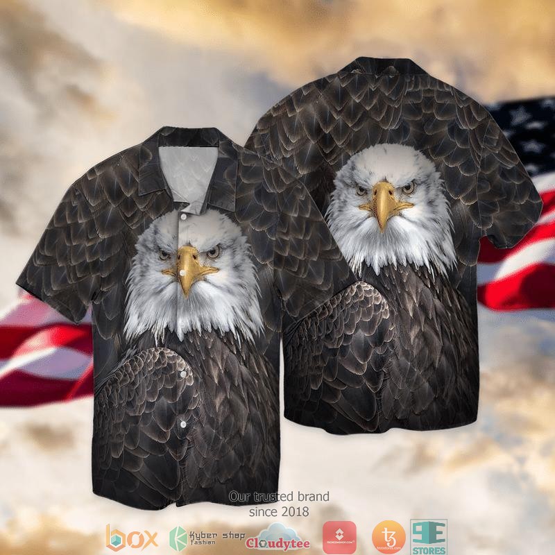 Eagle I will proudly fly both flags because I am an american rebel Hawaiian Shirt