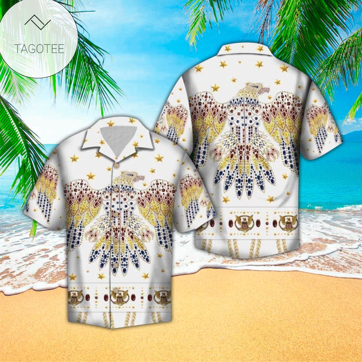 Eagle Hawaiian Shirt Eagle Lover Gifts