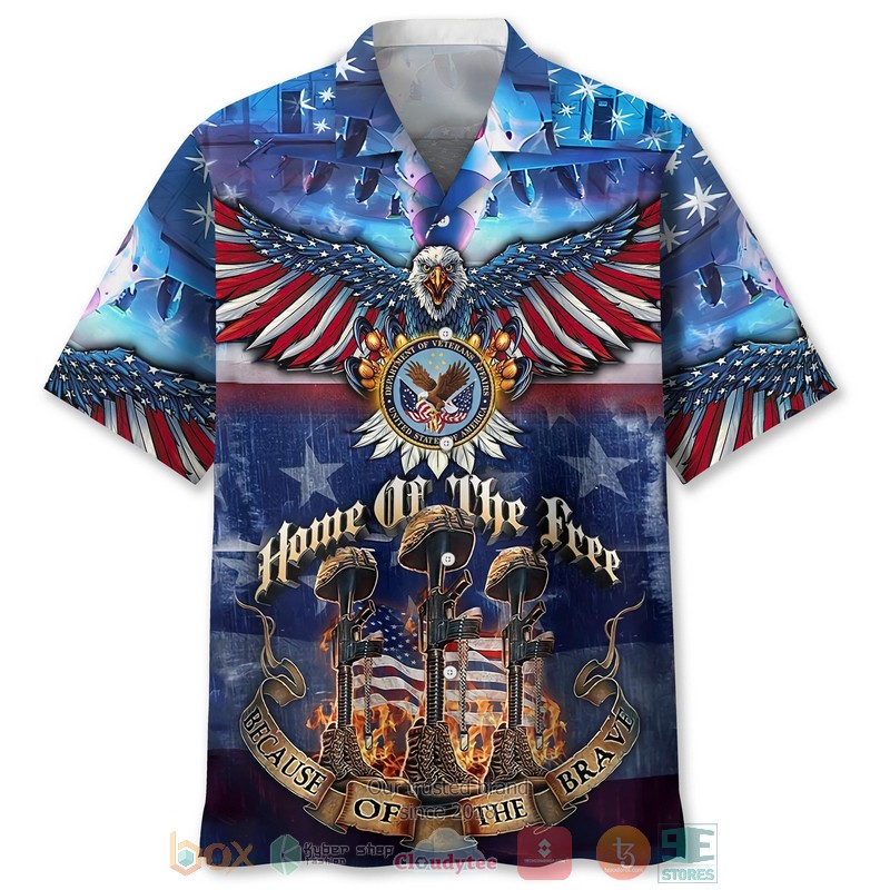 Ealge Veteran We The People Hawaiian Shirt