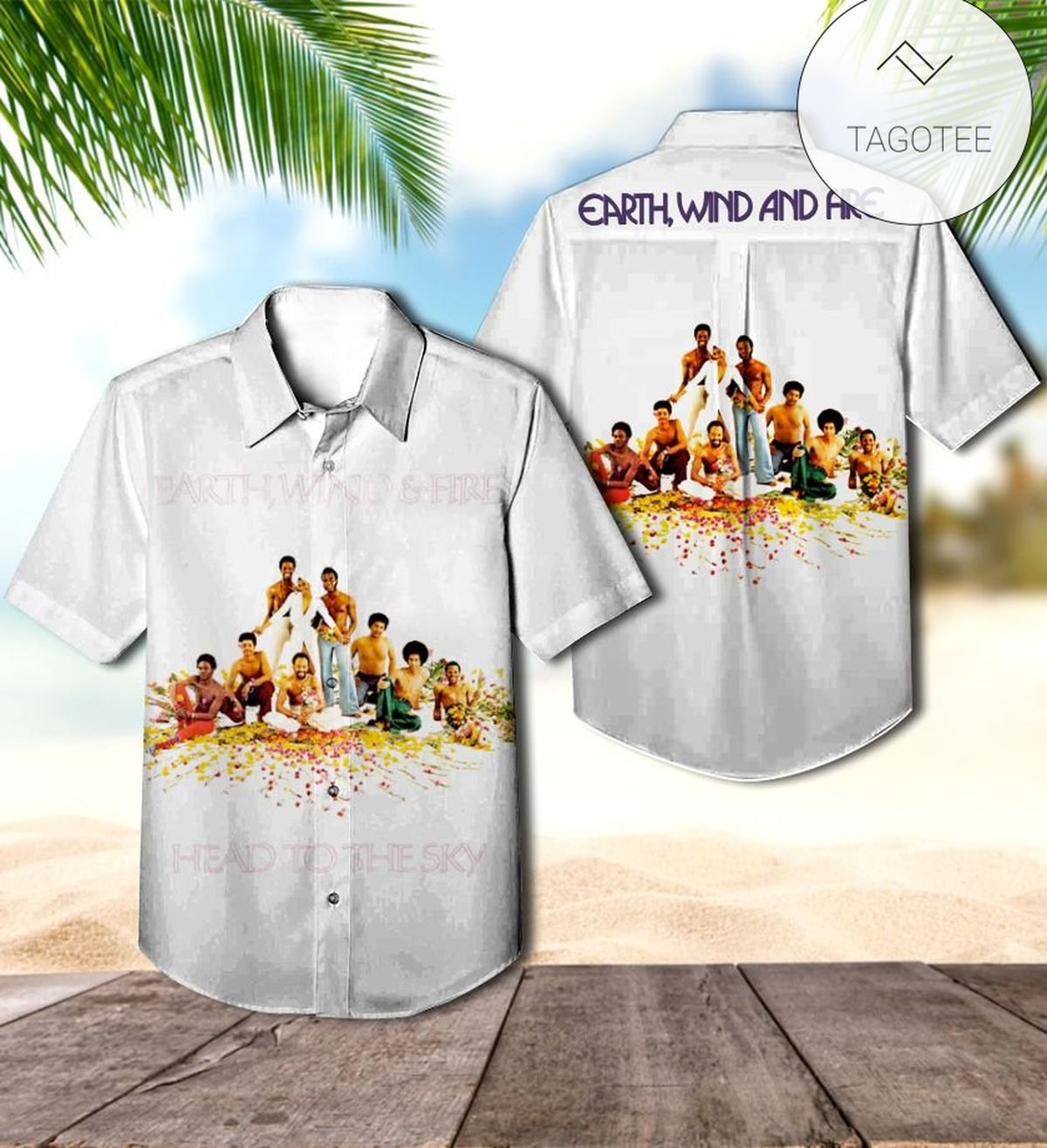 Earth Wind And Fire Illumination Album Cover Hawaiian Shirt