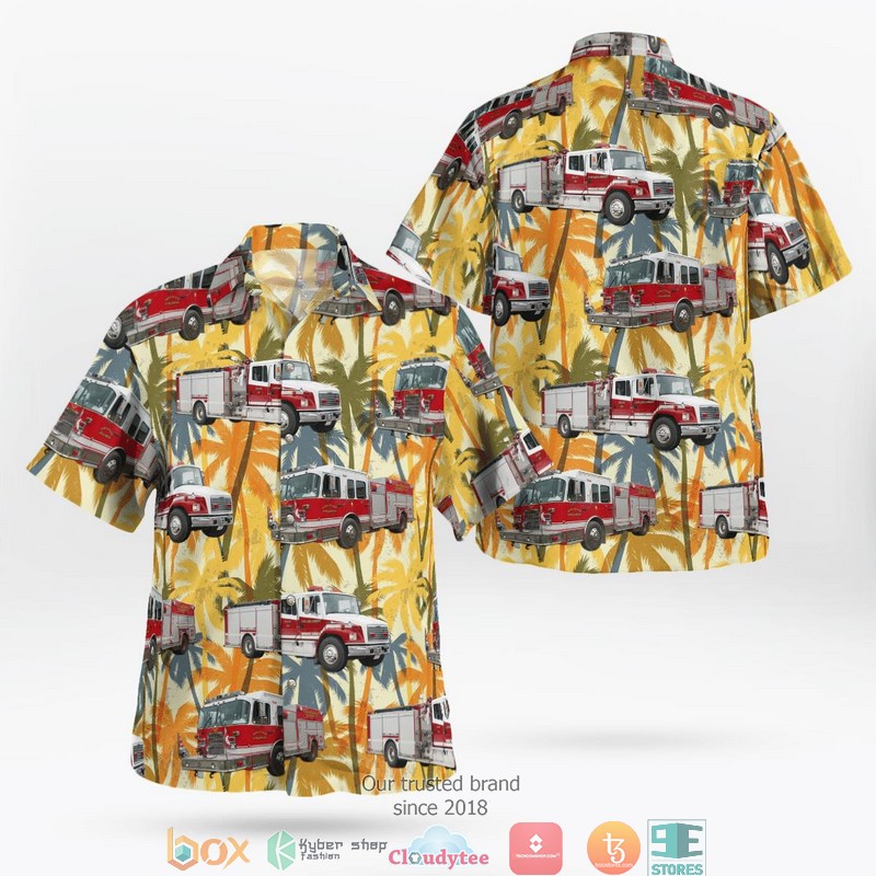 East Grand Forks Minnesota East Grand Forks Fire Department Hawaiian Shirt