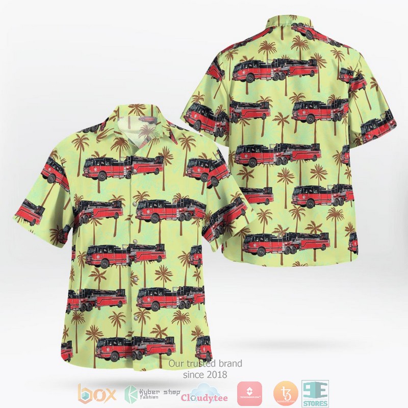 East Rockaway New York East Rockaway Fire Department 3D Hawaii Shirt