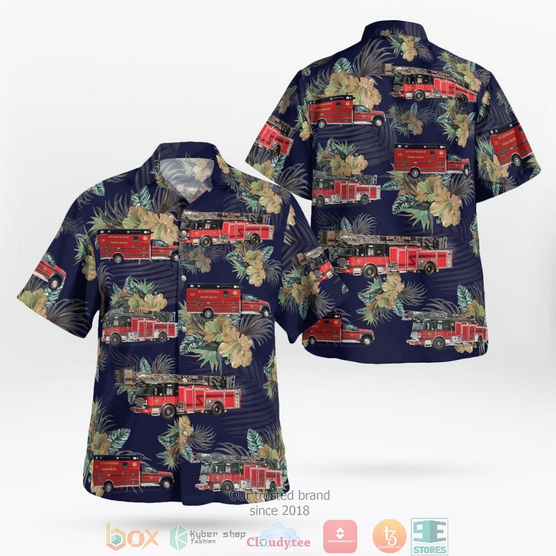 Easton Volunteer Fire Dept. MD Hawaiian Shirt