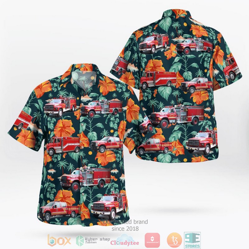 Eau Claire Wisconsin Eau Claire Fire & Rescue Hawaiian Shirt