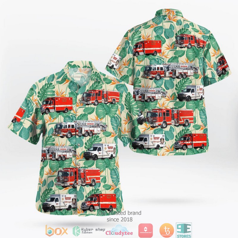 Edgewood Kentucky Edgewood Fire & EMS Hawaiian Shirt