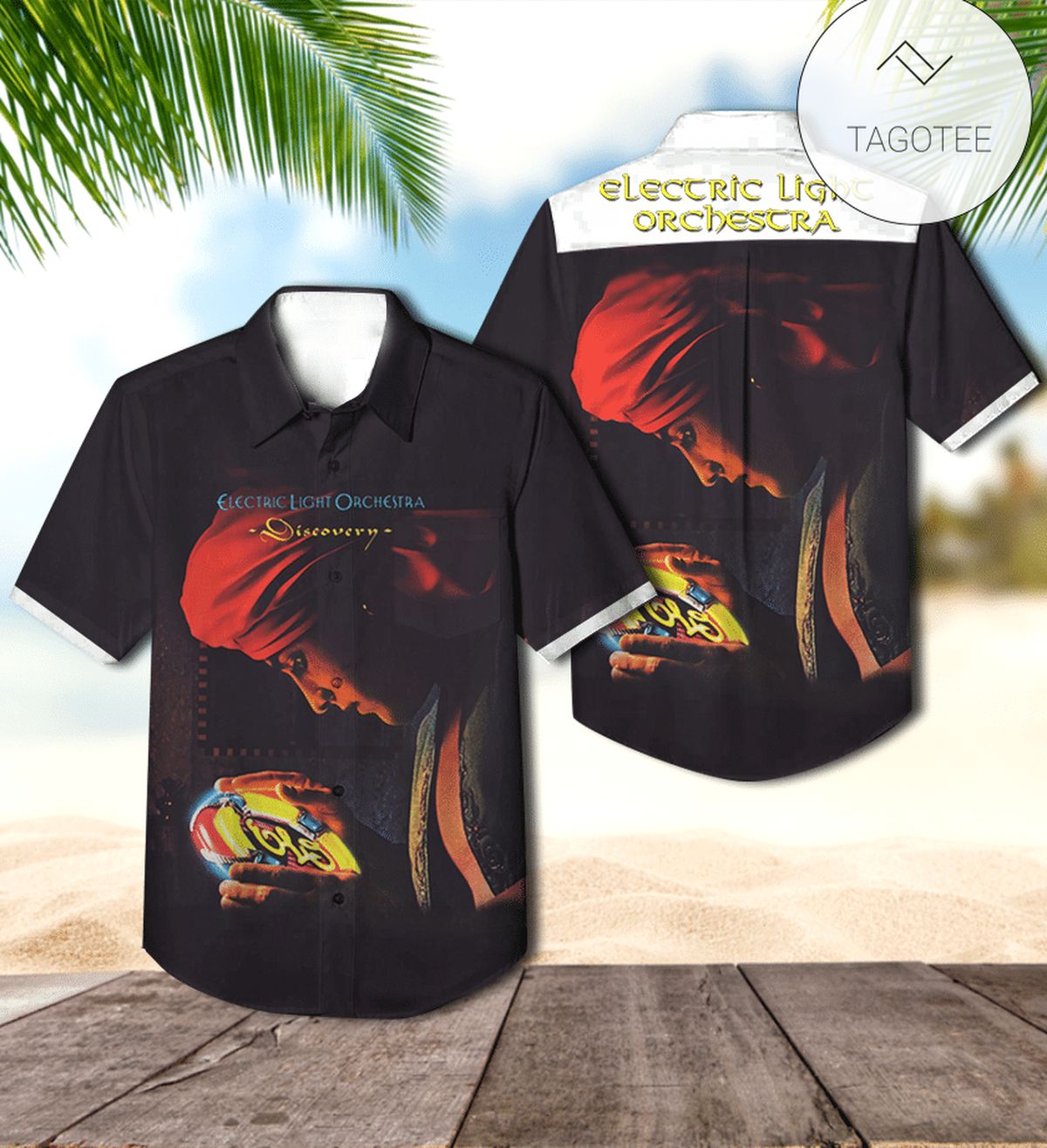 Electric guitar For Men And Women Graphic Print Short Sleeve Hawaiian Casual Shirt