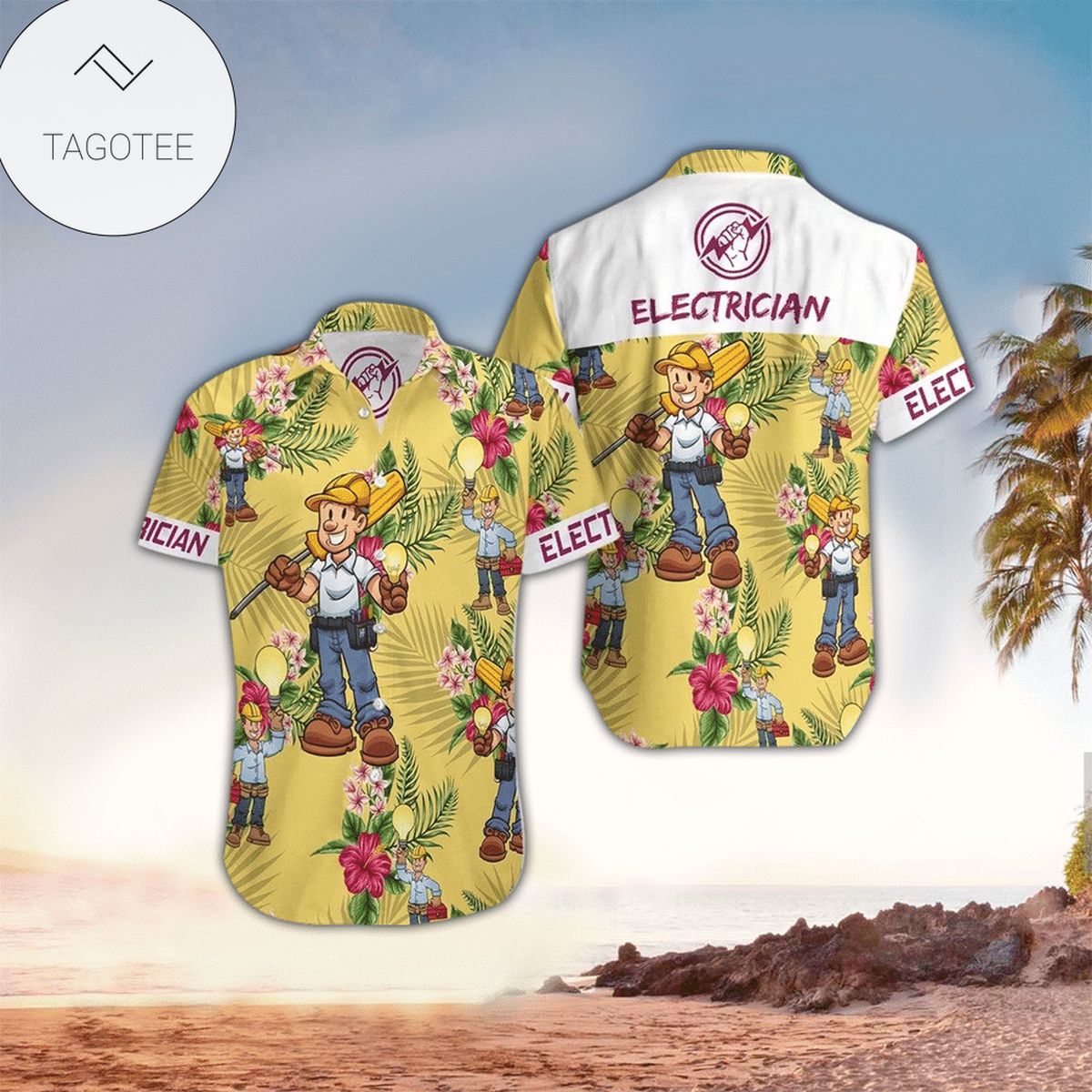 Elegant Eagles Hawaiian Shirt