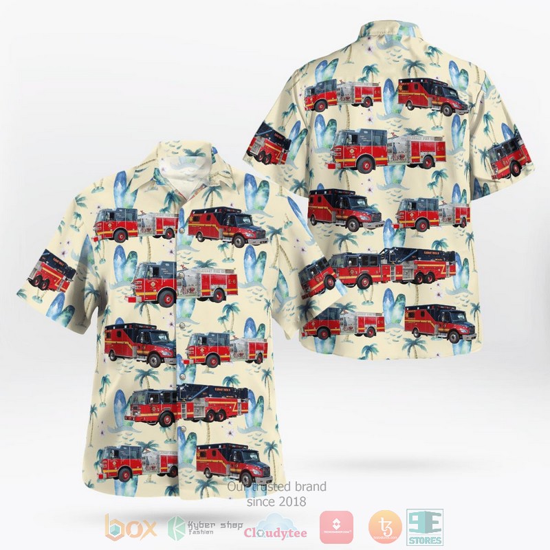 Elkhart Indiana Elkhart Police Department Hawaiian Shirt