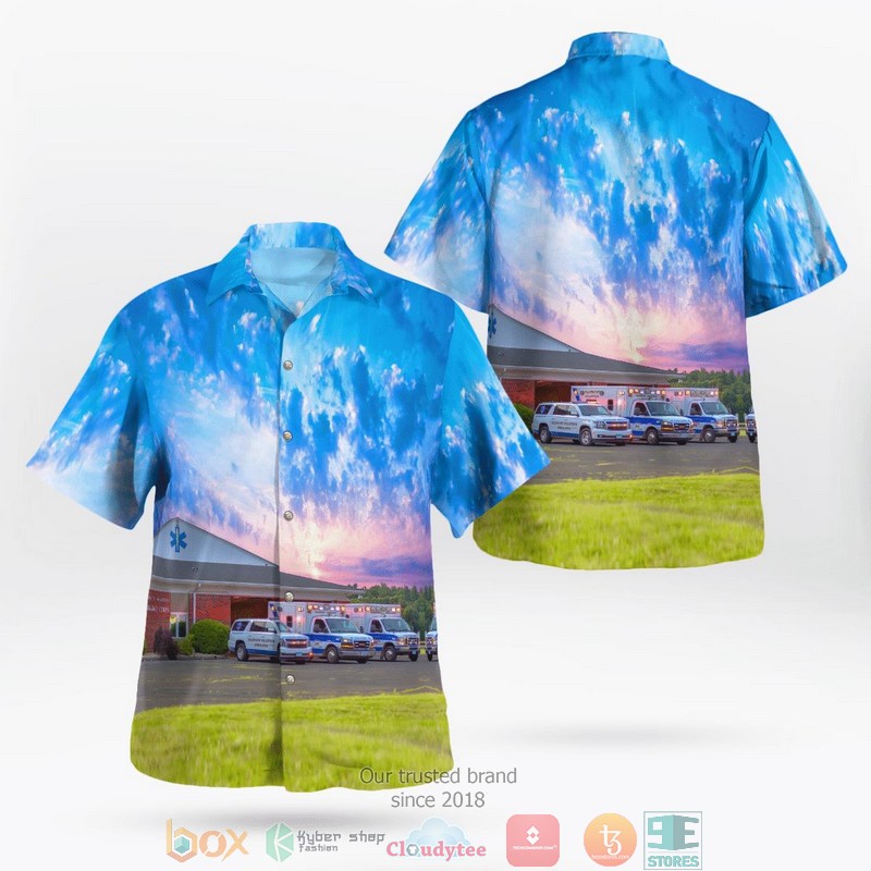 Elko New Market Minnesota Elko New Market Fire Department Hawaiian Shirt