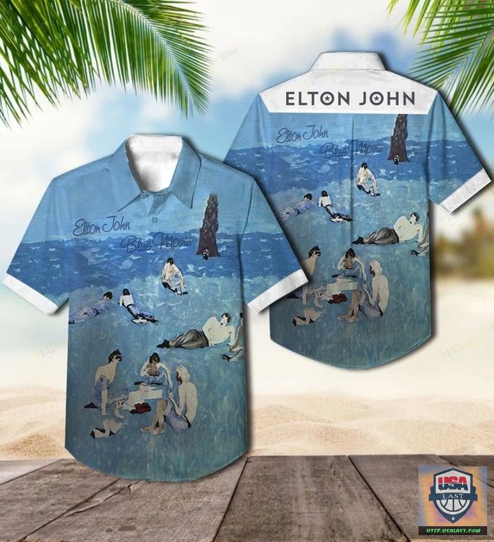 Elvis Presley Black Pattern Hawaiian Shirt