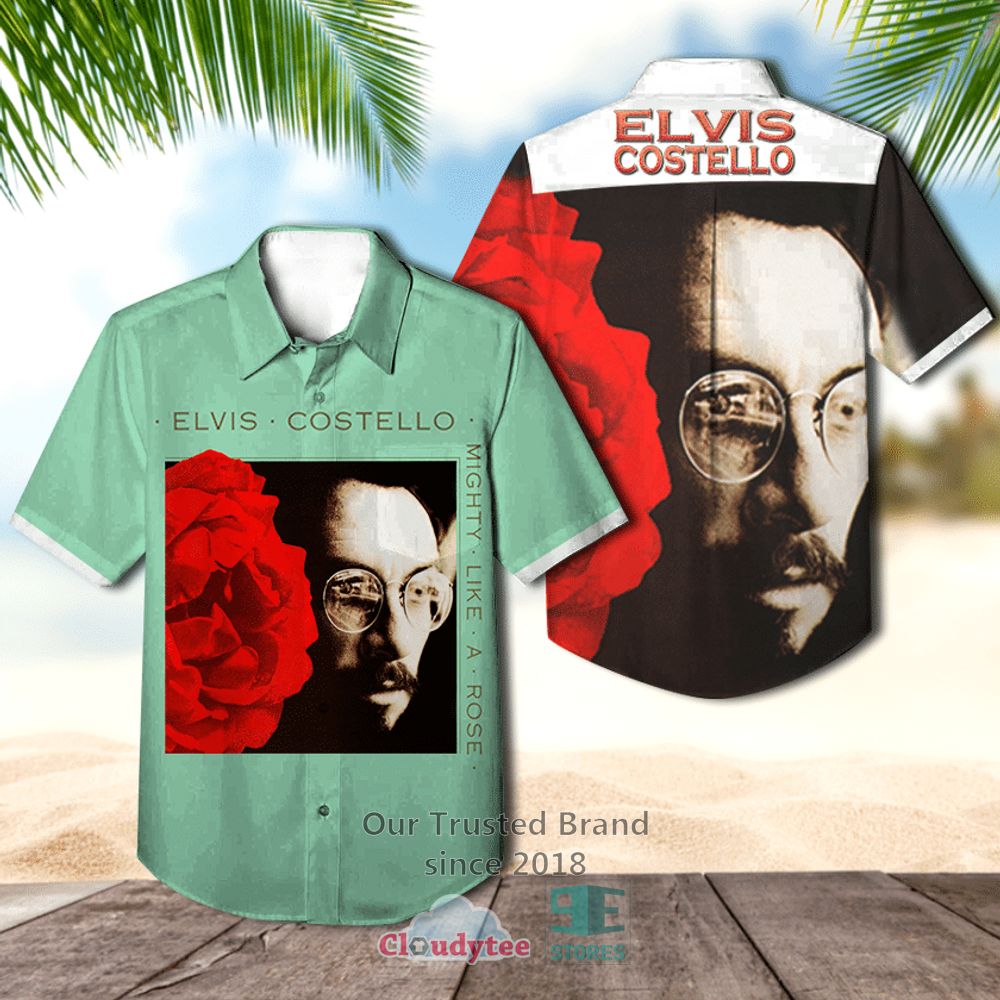 Elvis Costello Armed Forces Casual Hawaiian Shirt