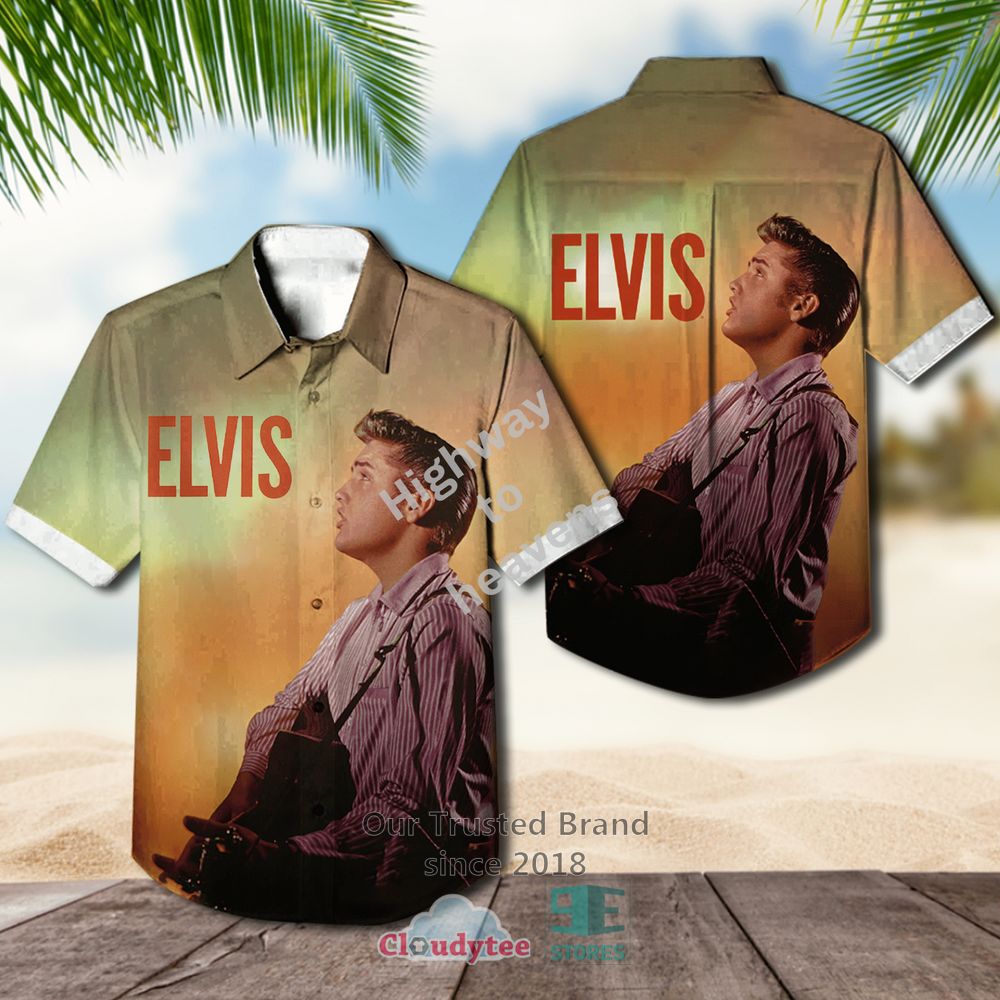 Elvis Presley Collage Hawaiian Shirt