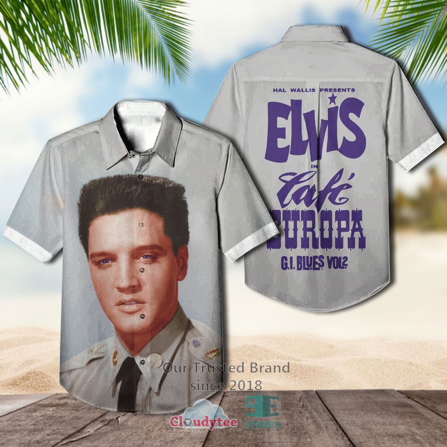 Elvis Presley Elvis Sings the Wonderful World Hawaiian Casual Shirt