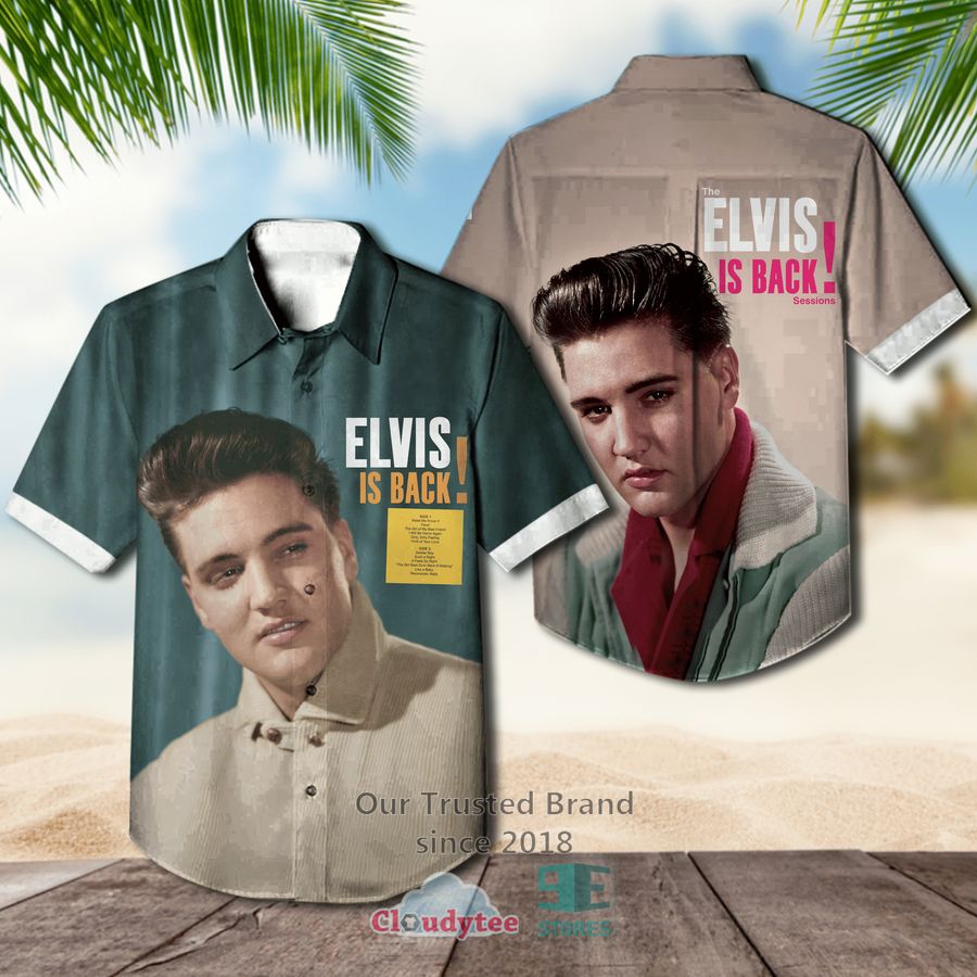 Elvis Presley Elvis Is Back Casual Hawaiian Shirt