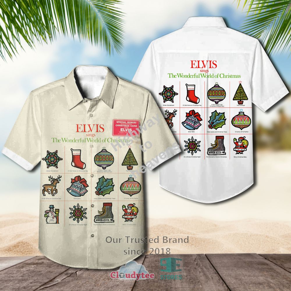 Elvis Presley Elvis in Cafe Europa Hawaiian Casual Shirt