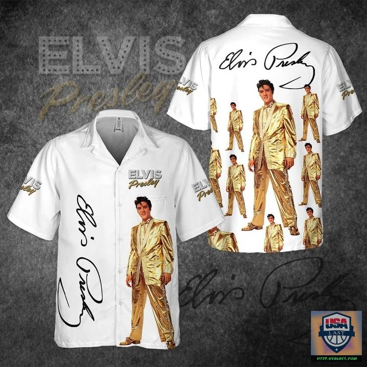 Elvis Presley Colorful Aloha Hawaiian Shirt