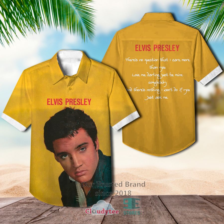 Elvis Presley Love Me Tender Hawaiian Shirt