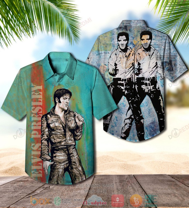 Elvis Presley Jailhouse Rock Hawaiian Shirt