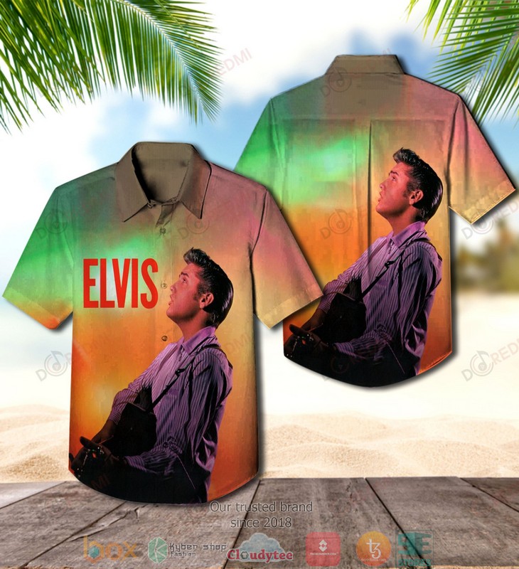 Elvis Presley Short Sleeve Hawaiian Shirt