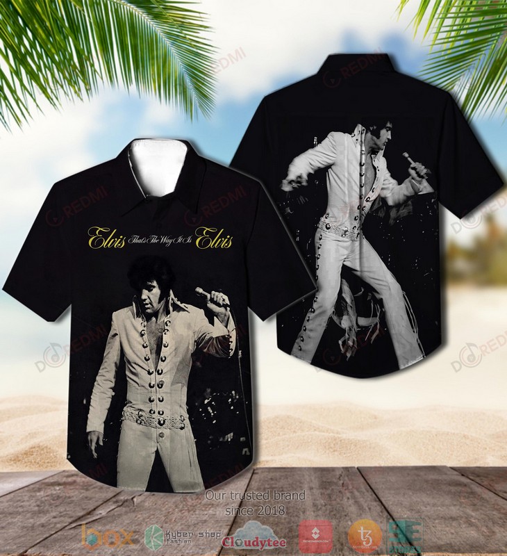 Elvis Presley singer Short Sleeve Hawaiian Shirt