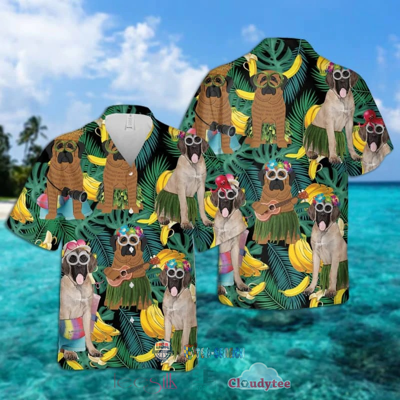 English Springer Spaniel Banana Tropical Hawaiian Shirt