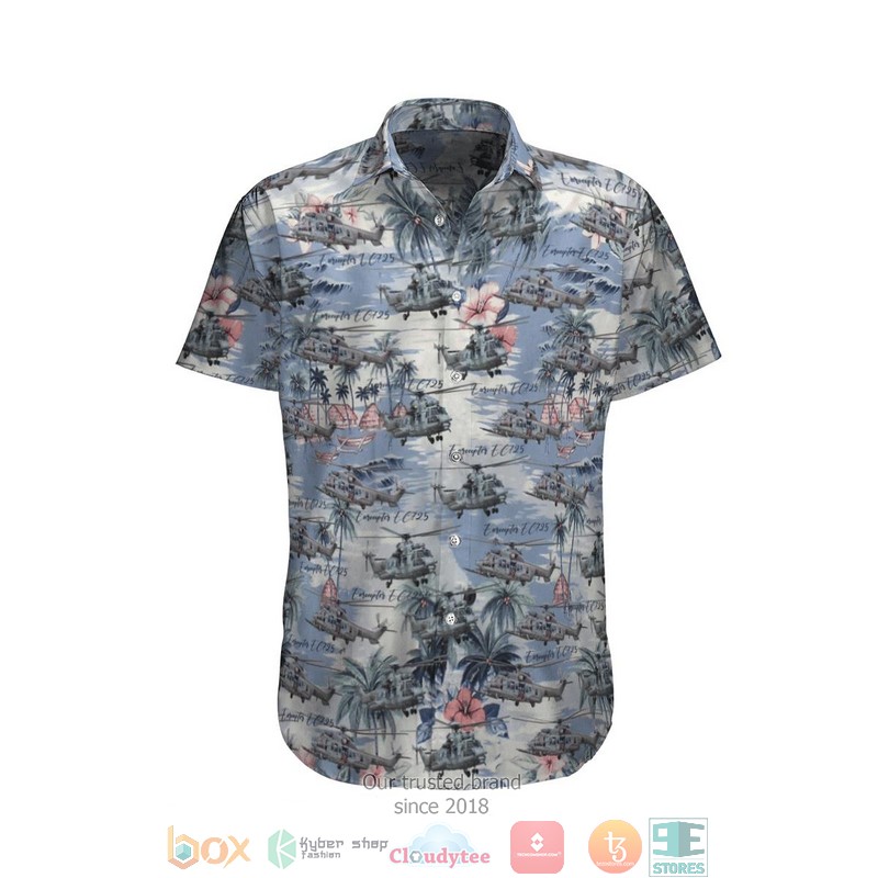 Eurocopter Fennec French Army Hawaiian Shirt