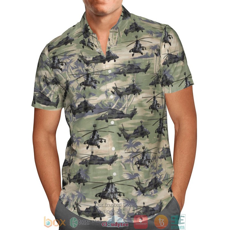 Eurocopter Fennec French Army Hawaiian Shirt