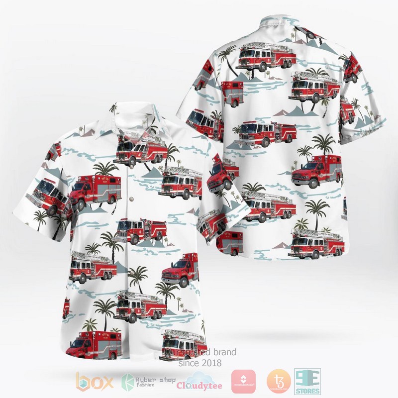 Evergreen Park Fire Department Illinois Hawaiian Shirt