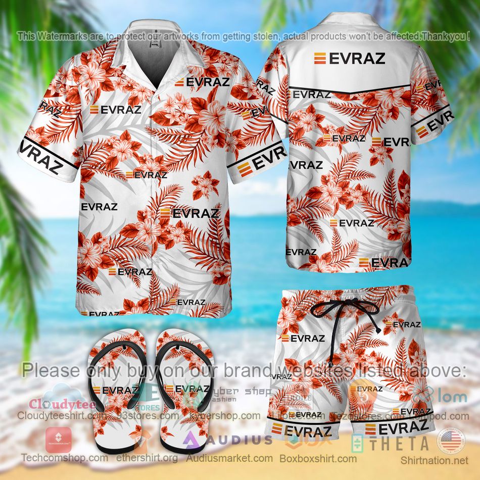 Exeter Chiefs Coconut Hawaiian Shirt, Short