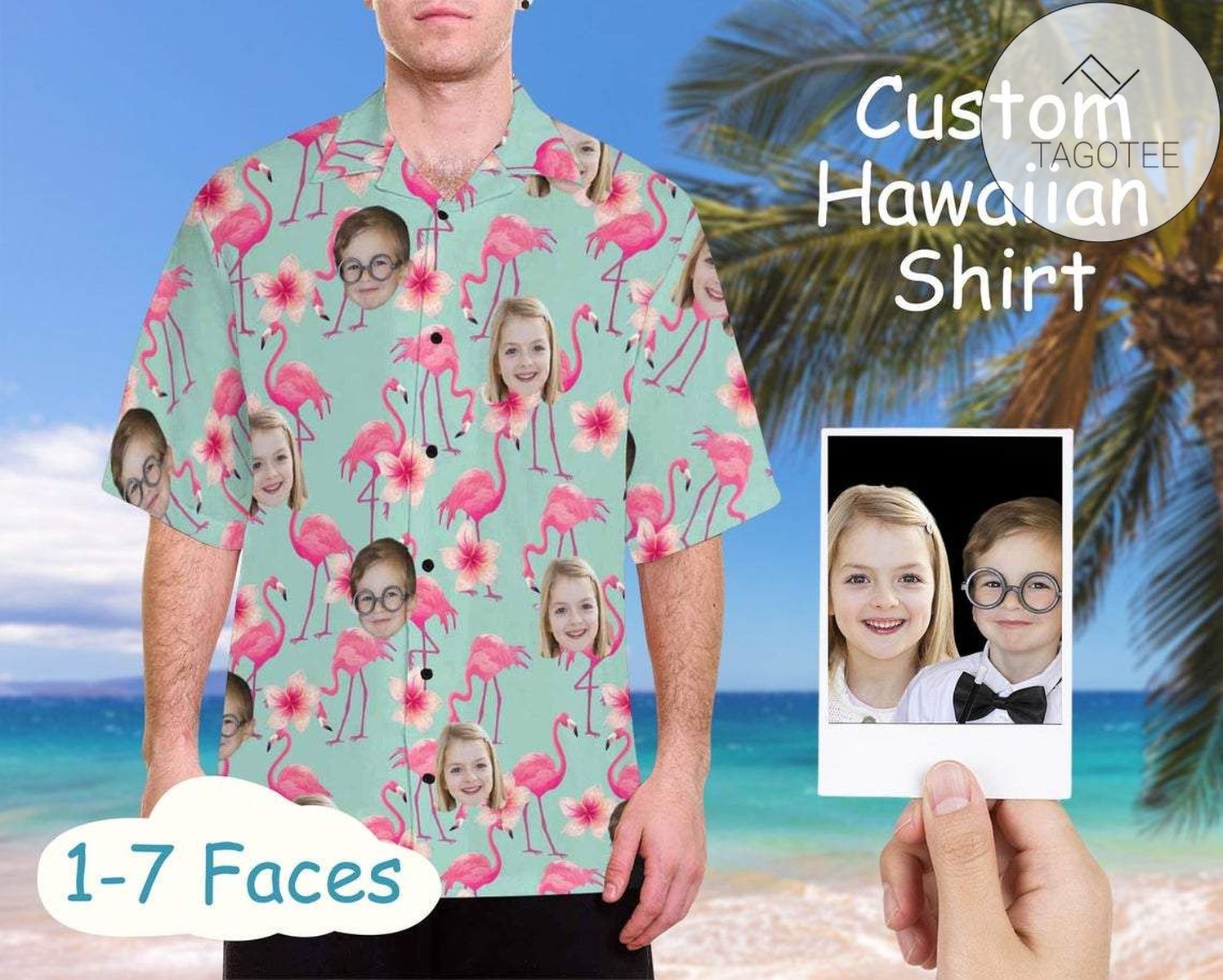 Face Pineapple Summer Vacation Unisex Authentic Hawaiian Shirt 2022s