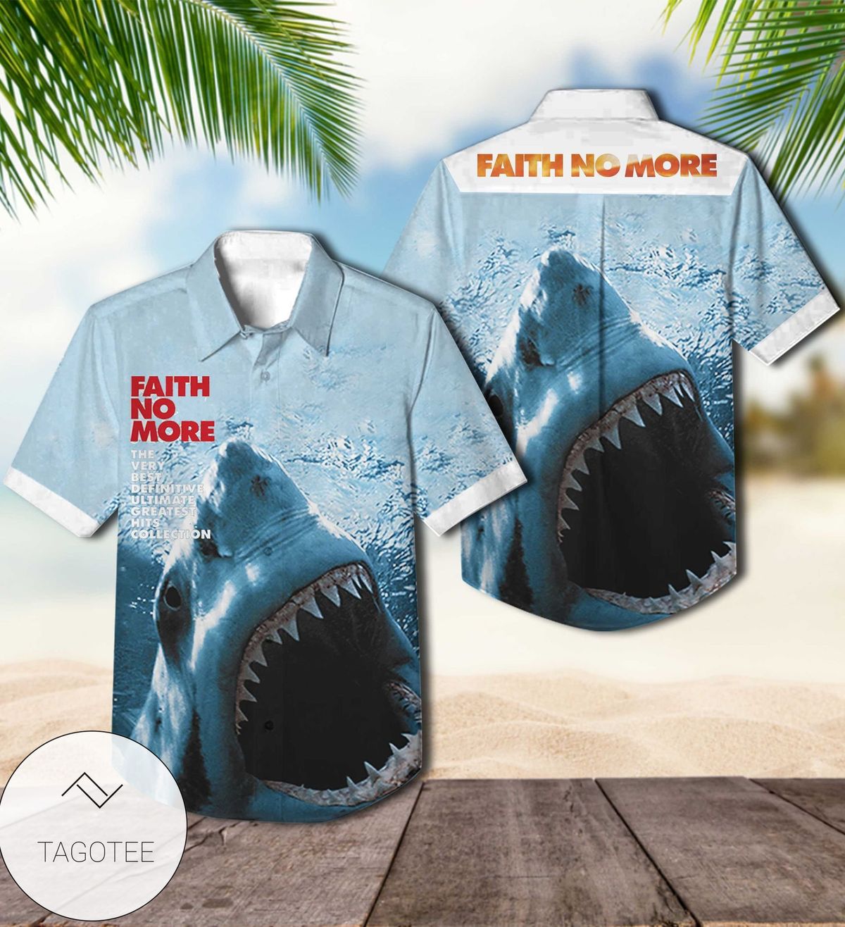 Faith No More We Care A Lot Album Cover Hawaiian Shirt