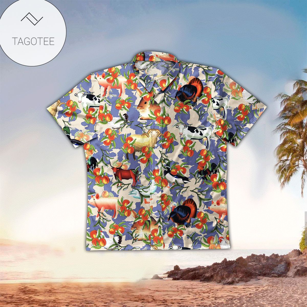 Farm House Hawaiian Shirt 3d T Shirt