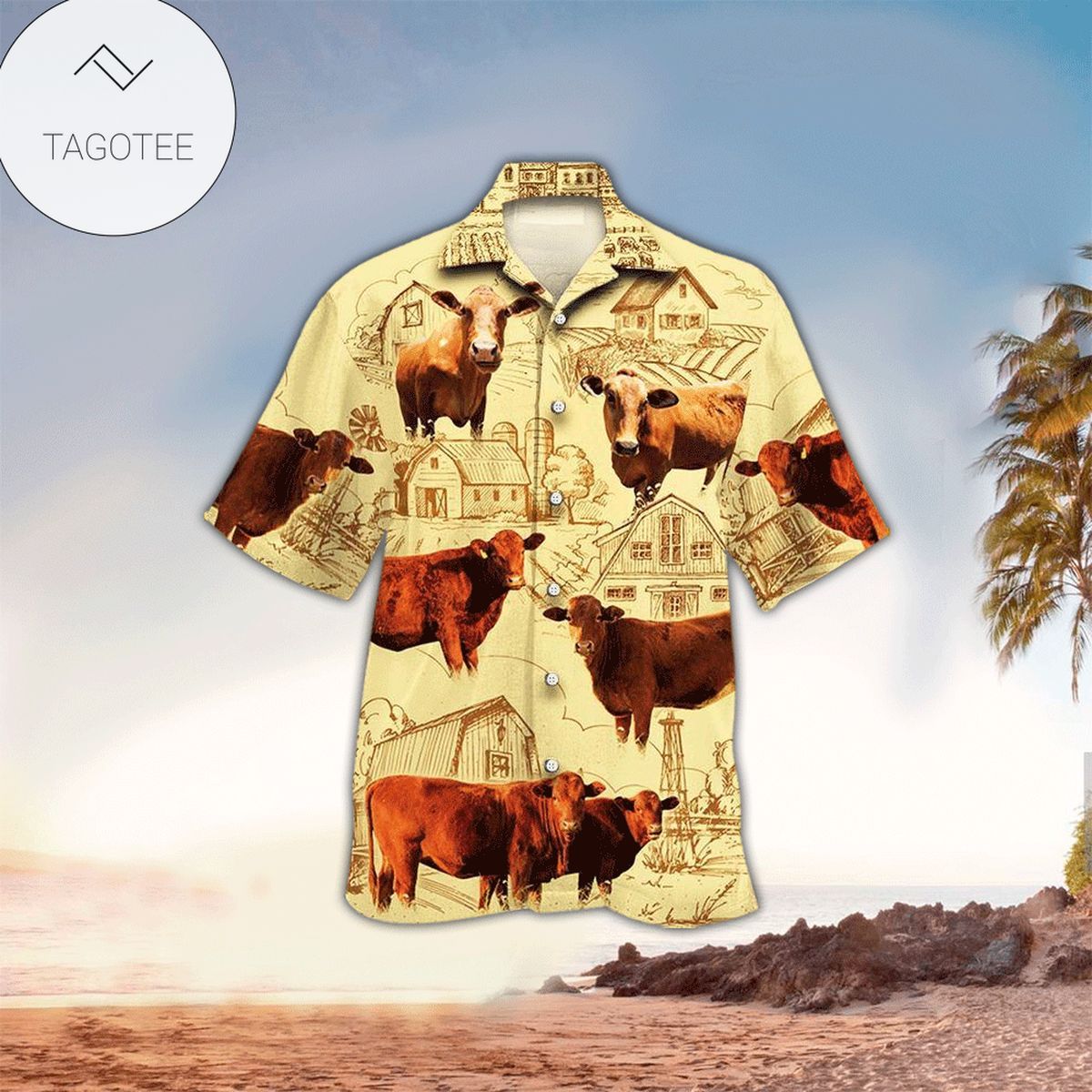 Farm Hawaiian Shirt Farm Lover Gifts