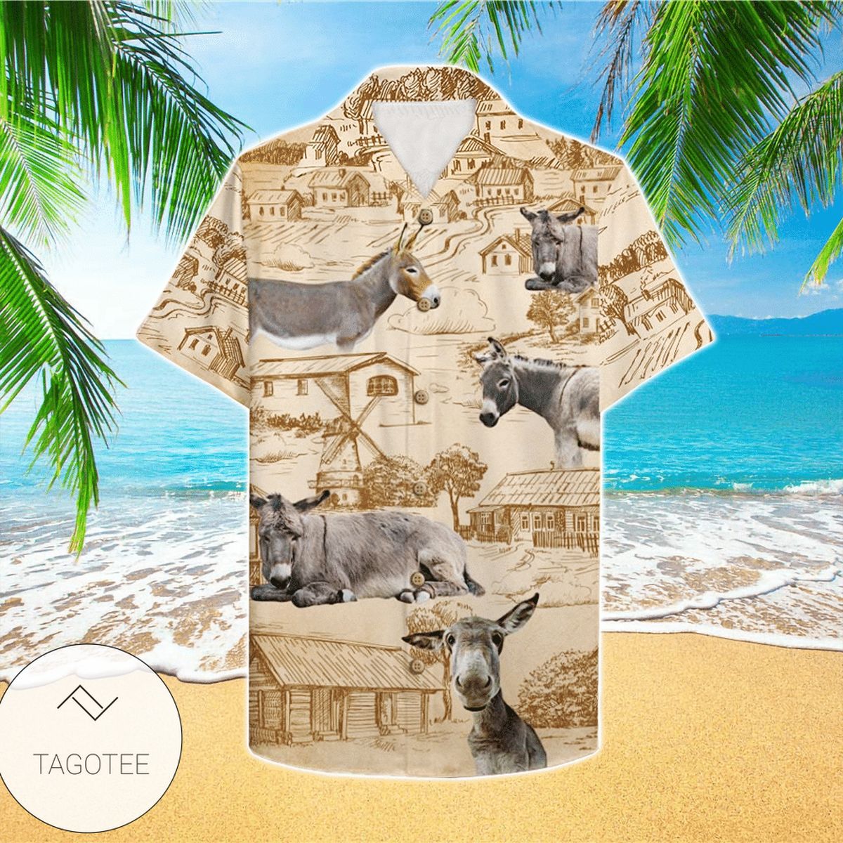 Farm On Christmas Hawaiian Shirt