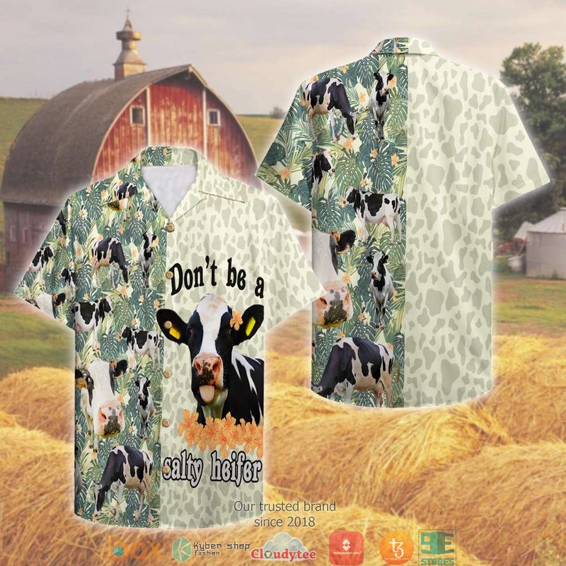 Farmer Animals Tractor Hawaiian Shirt