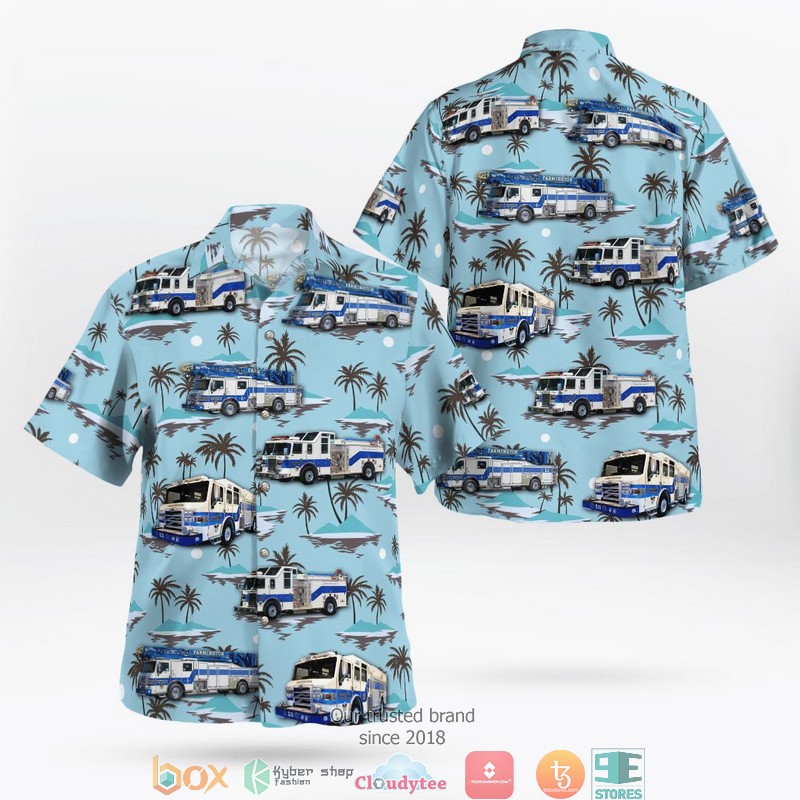 Farmington Fire Department Hawaiian Shirt