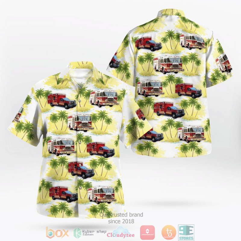 Fayetteville Georgia Fayette County Department of Fire and Emergency Services Hawaiian shirt