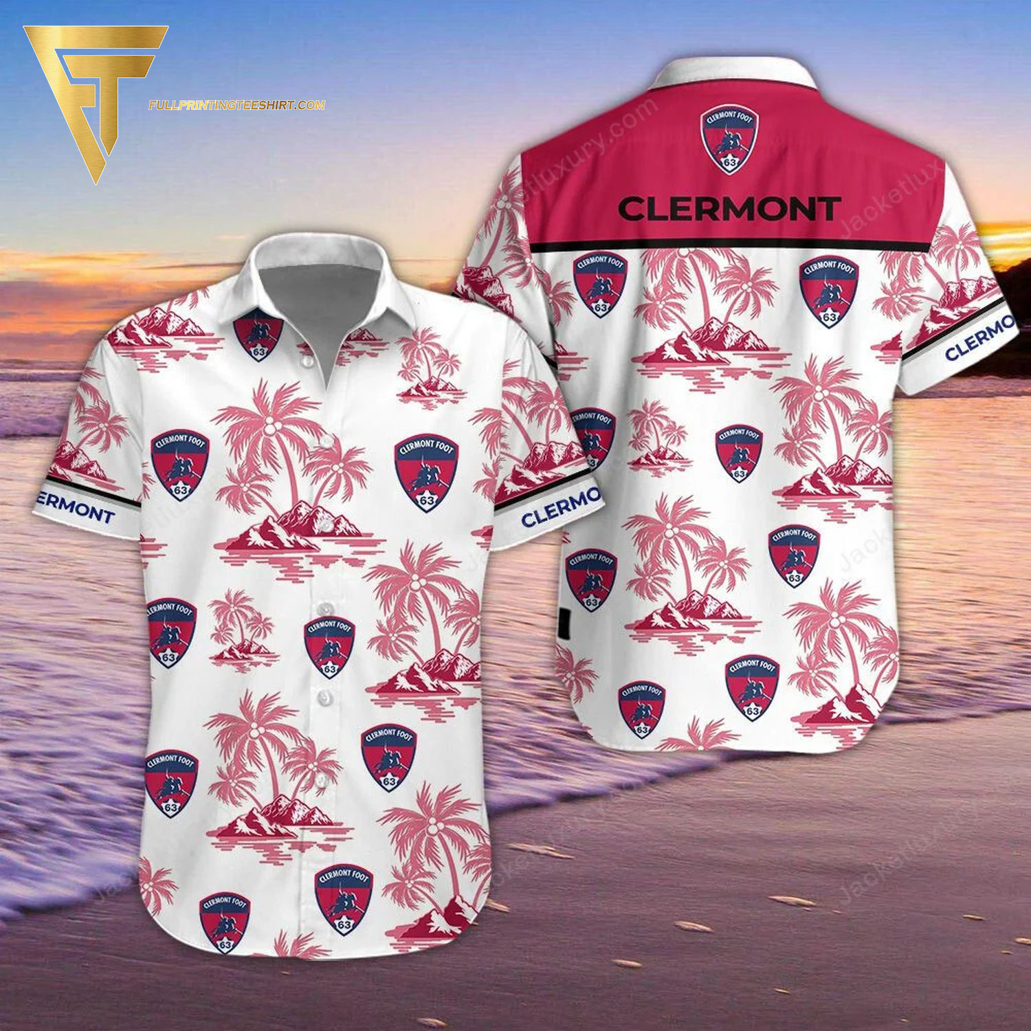 FC Stade de Reims Sport Lover All Over Print Hawaiian Shirt