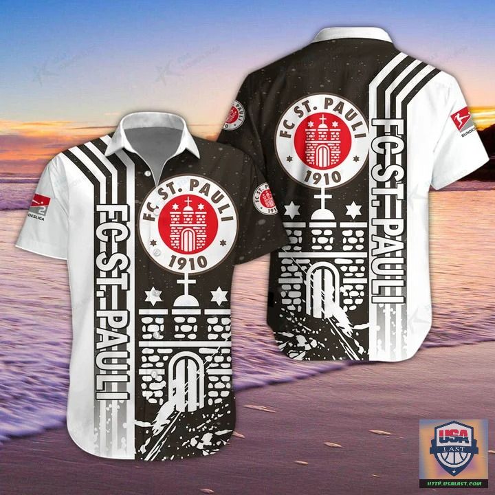 FC St. Pauli Vintage Hawaiian Shirt