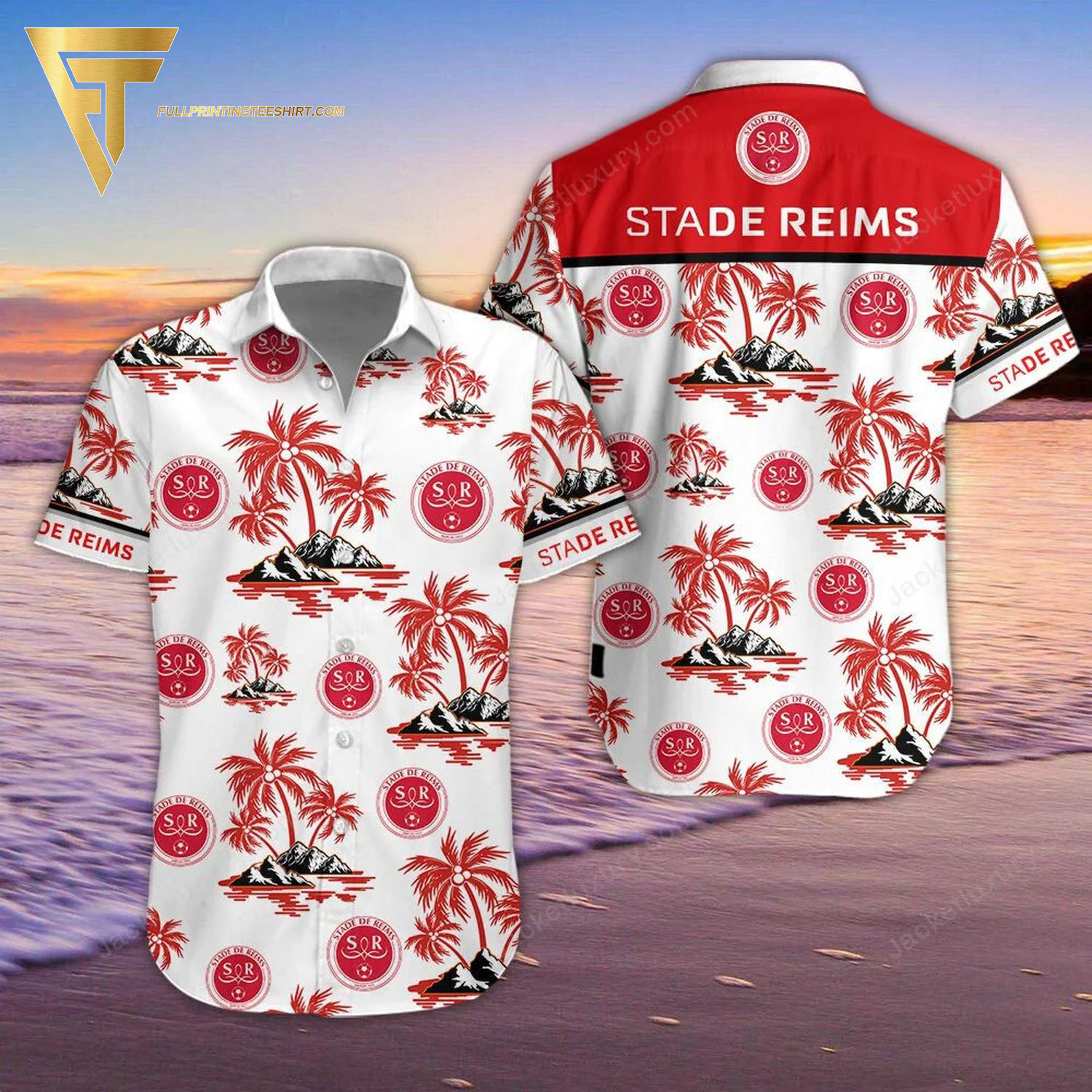 FC ESTAC Troyes Sport Lover All Over Print Hawaiian Shirt