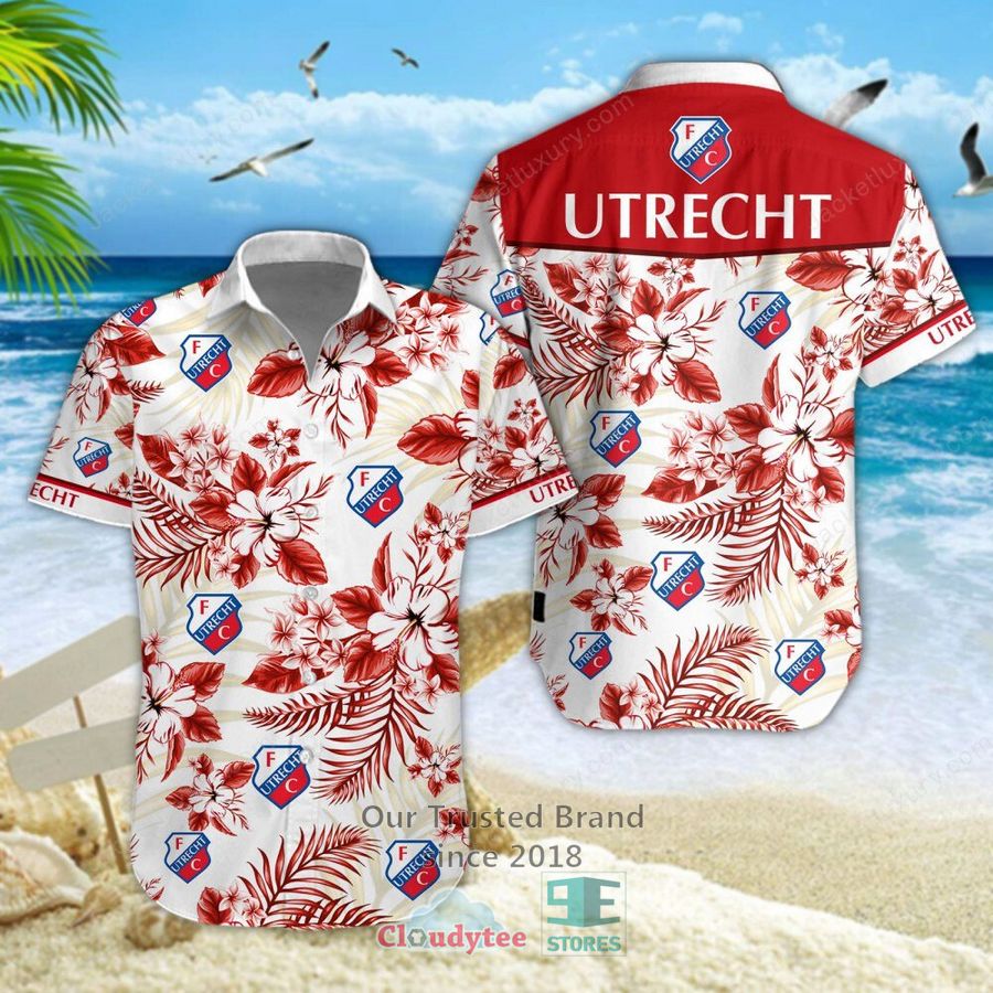 FC Twente Red Hawaiian Shirt, Short