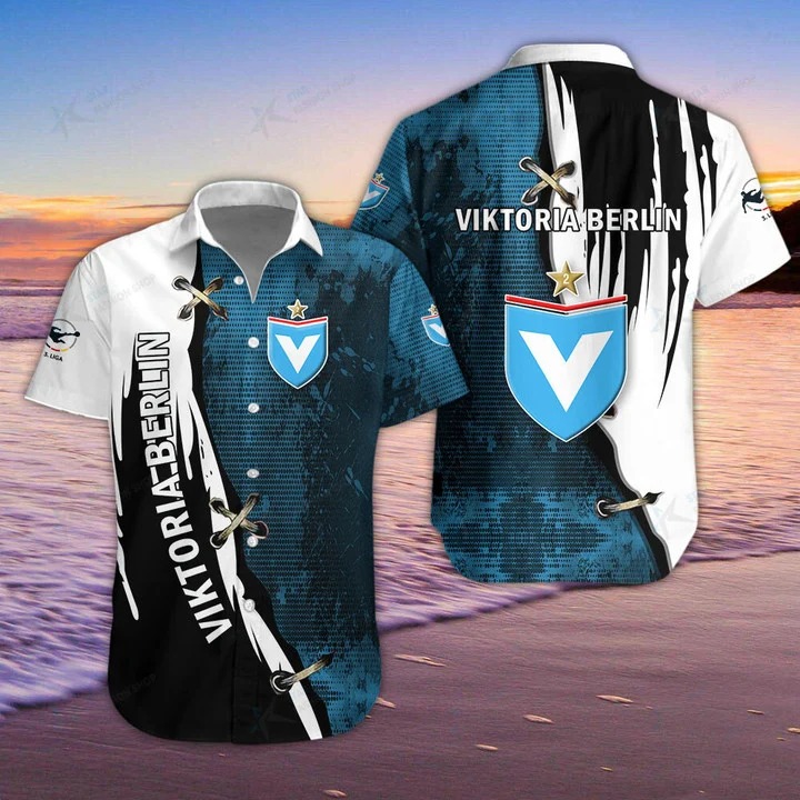 FC Viktoria 1889 Berlin Bleach Hawaiian Shirt