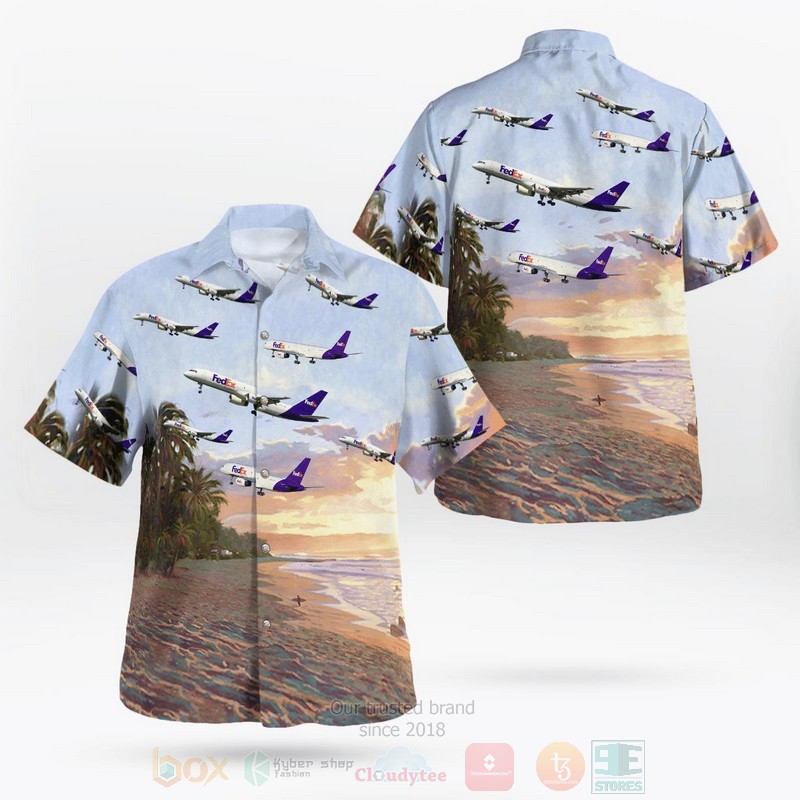 FedEx Express Airbus A310-324F Hawaiian Shirt