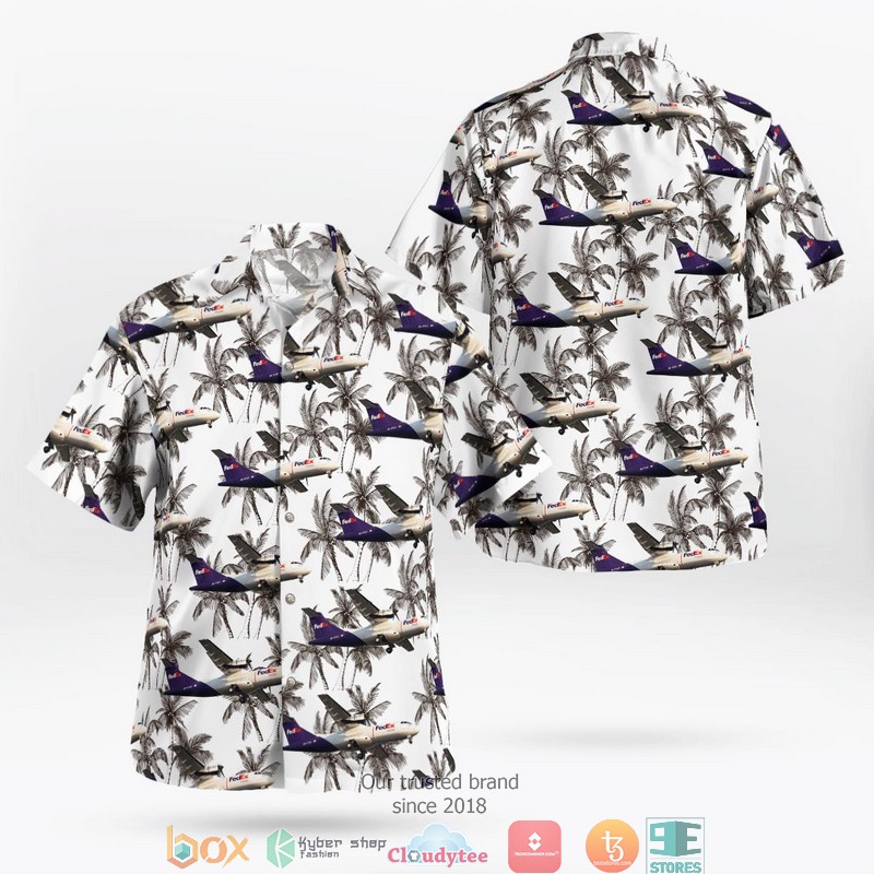 FedEx Short 360-300 Hawaiian Shirt