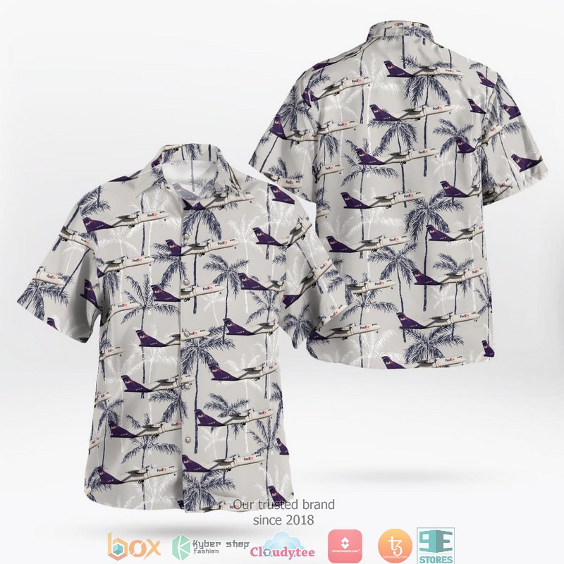 FedEx Express Delivery Van Hawaiian Shirt