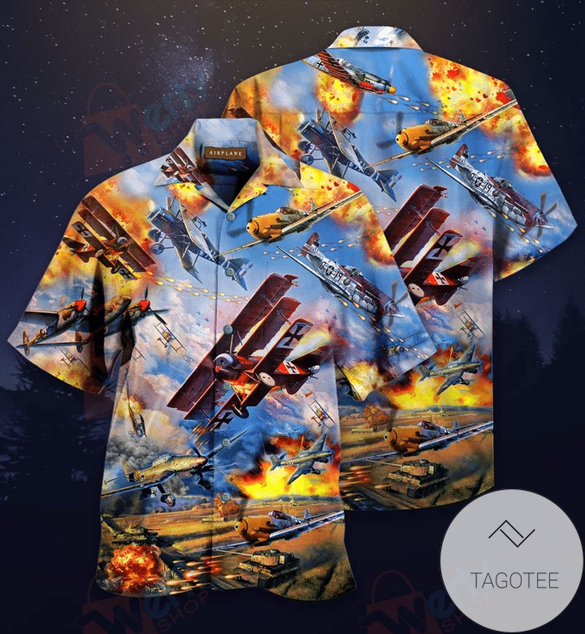 Find Amazing Airplane Unisex Hawaiian Aloha Shirts V